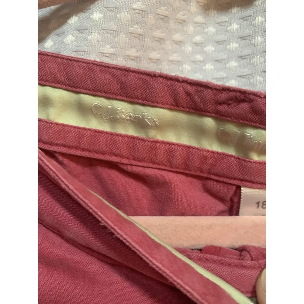 CJ Banks 18 Women Dusty Rose‎ Casual Pants - Picture 5 of 9